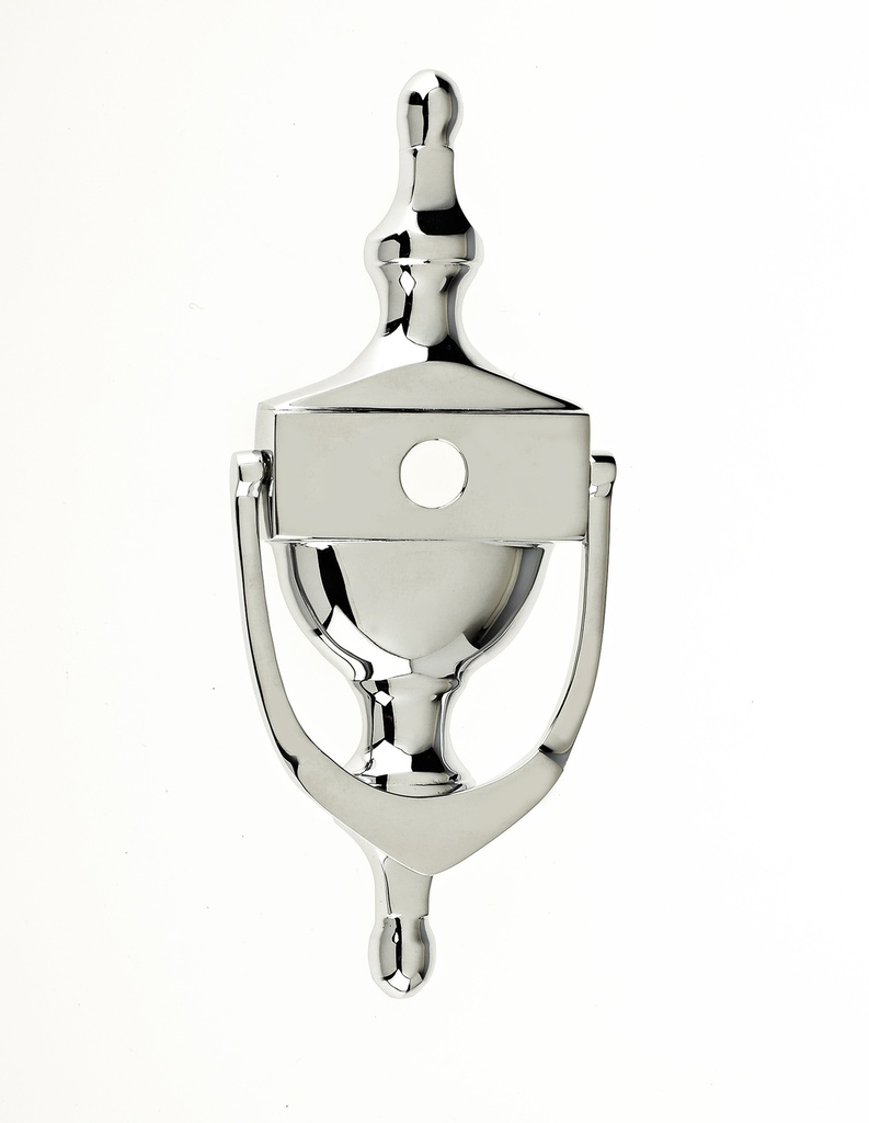 Door Knocker Victorian Urn 8" With Spy Hole