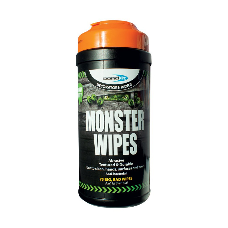Monster Wipes Abrasive 75 Wipes