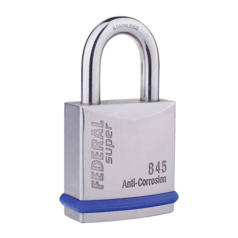 Federal Padlock 845 CA6CK Stainless Steel 44mm