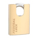 Federal Padlock HS60P CA6CK Solid Brass 60mm