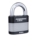 Federal Padlock 8104 CA6CK High Security A Plus 63mm