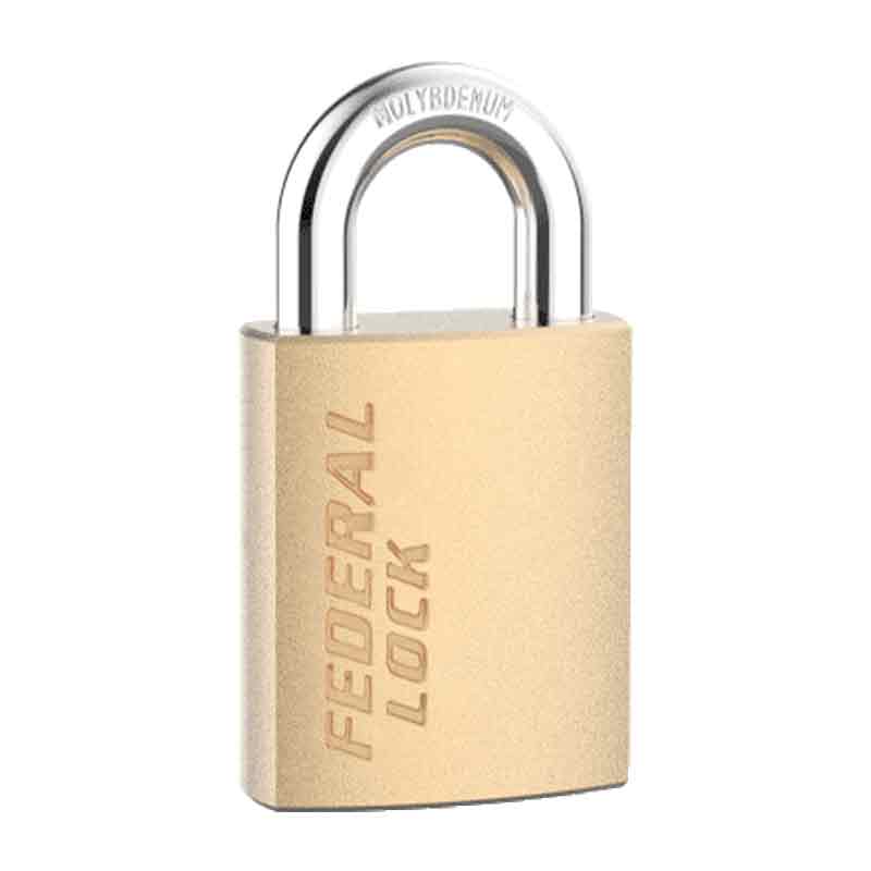 Federal Padlock HS40 CA6CK Solid Brass Padlock 40mm