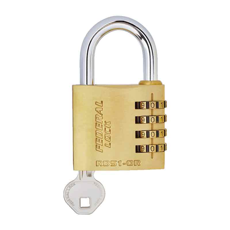 Federal Padlock RB51-OR Combination 50mm