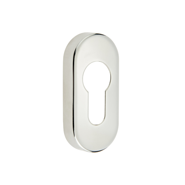 Oval Euro Escutcheon 30.5 x 63.5mm 316