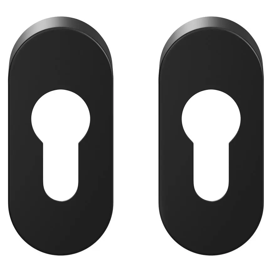 Oval Euro Escutcheon 30.5 x 63.5mm 316 (Pairs)
