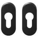 Oval Euro Escutcheon 30.5 x 63.5mm 316 (Pairs)