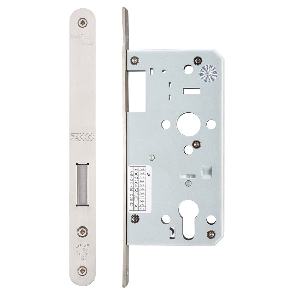Din - Euro Deadlock - 55mm Bkst Radius SS
