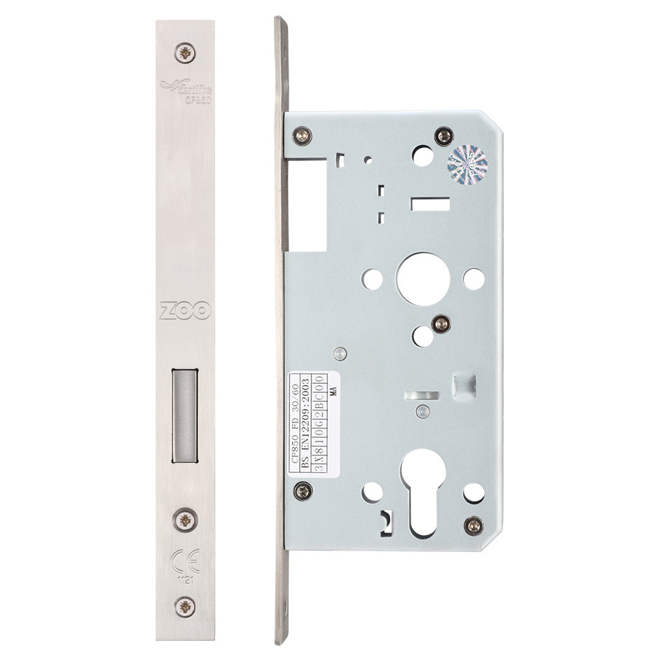 Din - Euro Deadlock 55mm Bkst SS