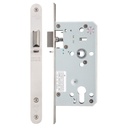 Din - Night Latch - 72mm c/c 55mm Bkst Radius SS