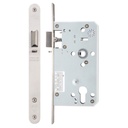 Din - Night Latch - 72mm c/c - 60mm Bkst Radius SS