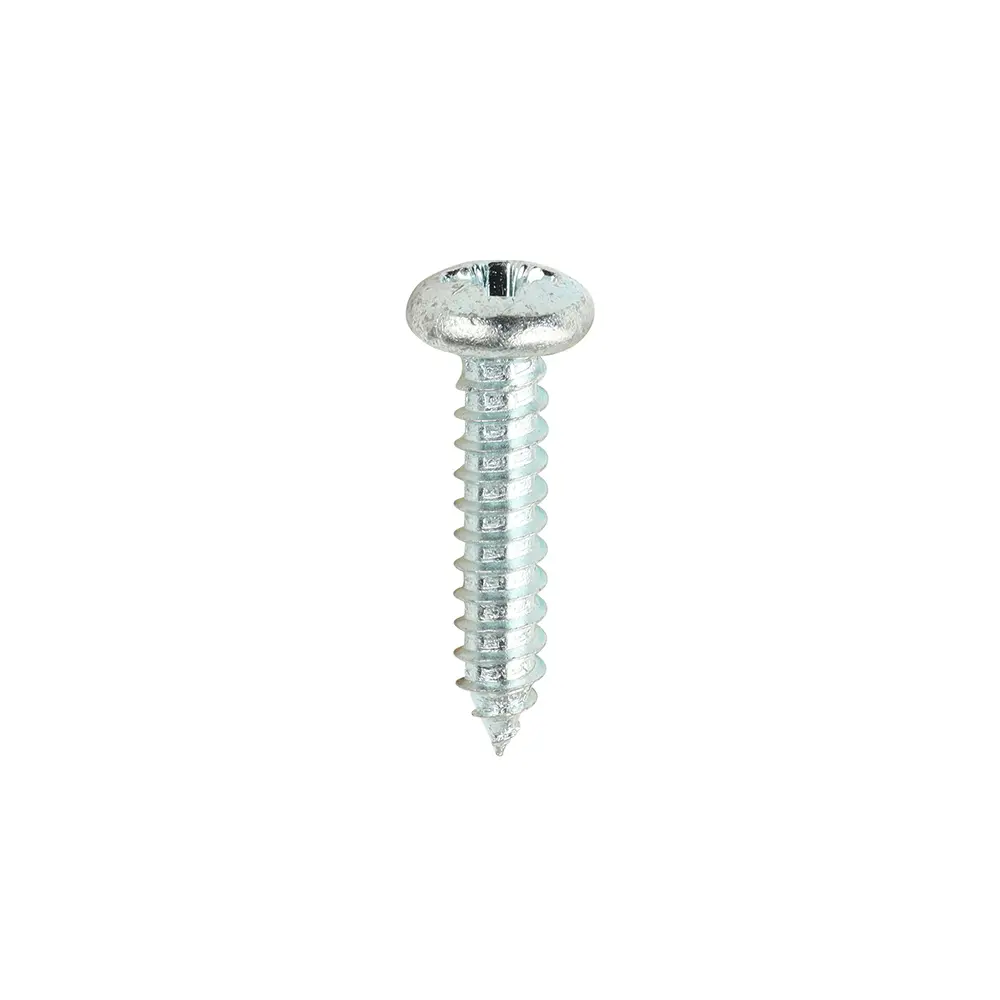 Self-Tapping Screws PZ 10" x 1" - Pan - Zinc