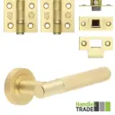 HT218DP Designer Door Pack Satin Brass