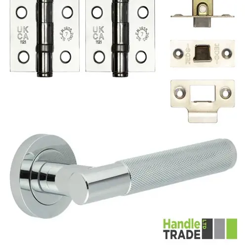 HT218DP Designer Door Pack Polished Chrome
