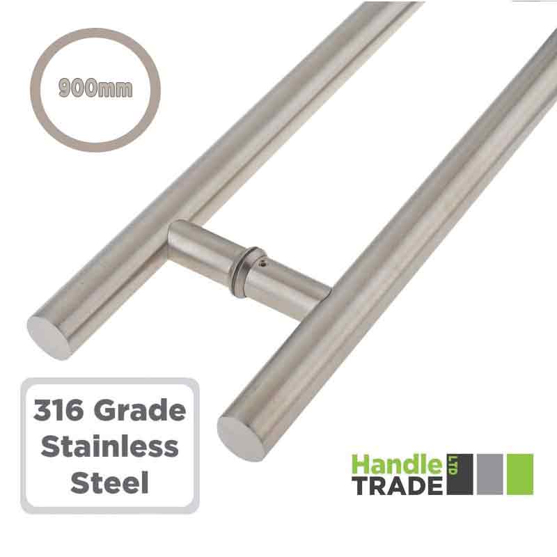 Back to Back 900mm Inline Guardsman Handle 316SS