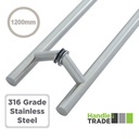 Back to Back 1200mm Offset Cranked Guardsman Handle 316SS