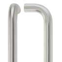 D' Pull Handle - 22mm Dia. 22 x 425mm 201SS