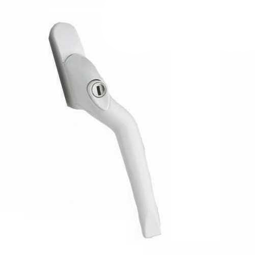 UPVC Window Handle - 40mm RH Cranked Espag