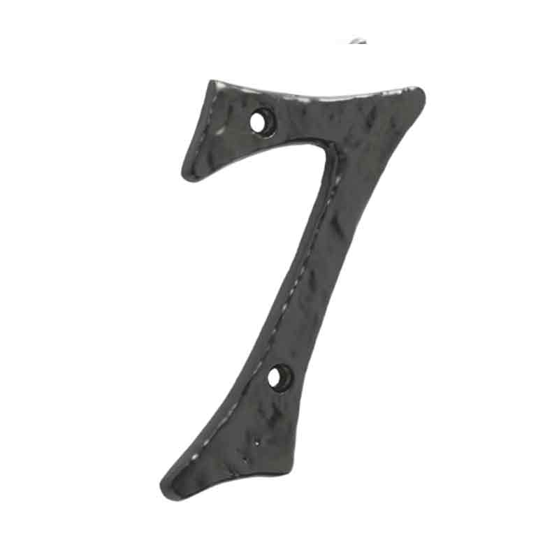 Numeral 7 - 100mm Antique Black