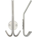 Double Hat & Coat Hook 48mm Dia. 201SS