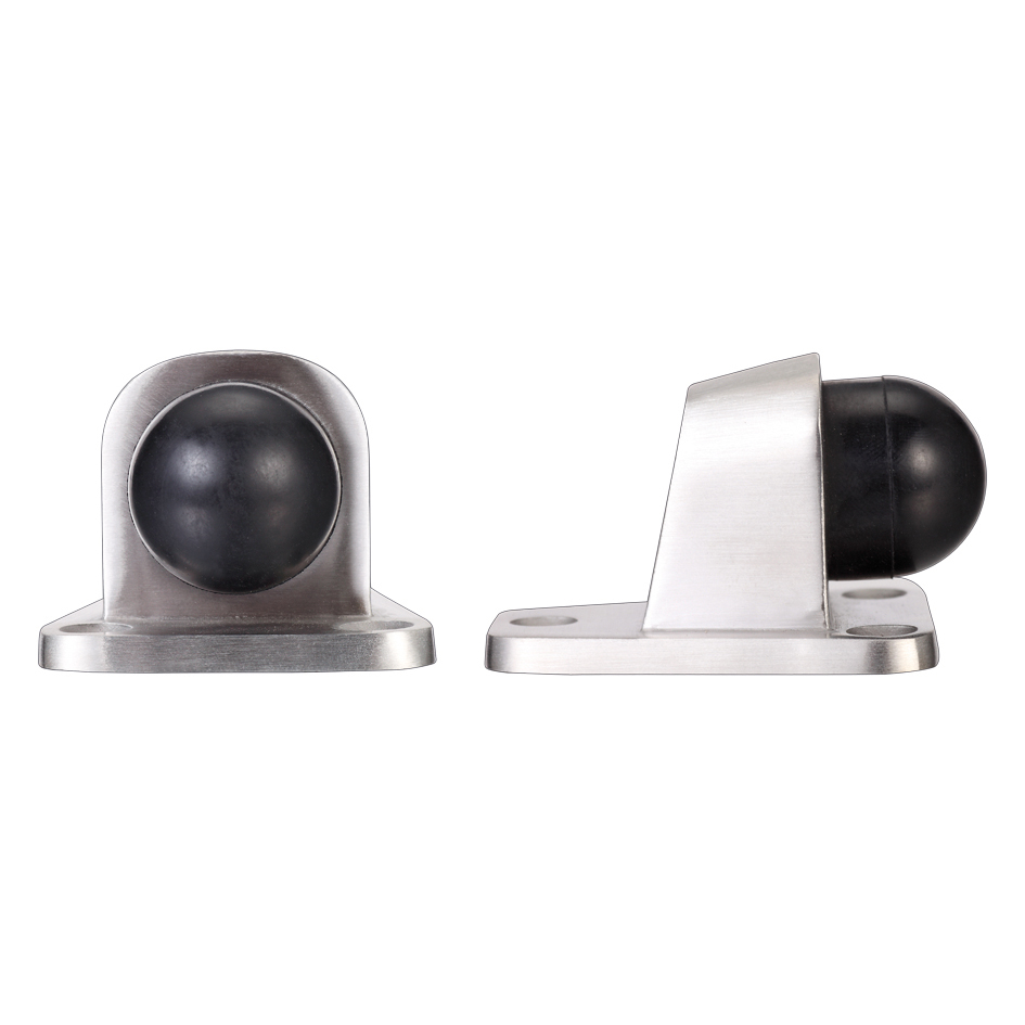 Door Stop Floor Mounted 3 Point Fix 60 x 51mm 201SS