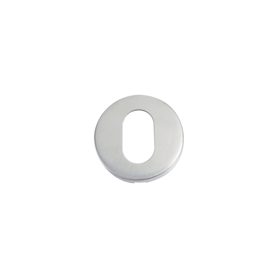 Oval Profile Escutcheon 52mm Dia. SS ZCS2