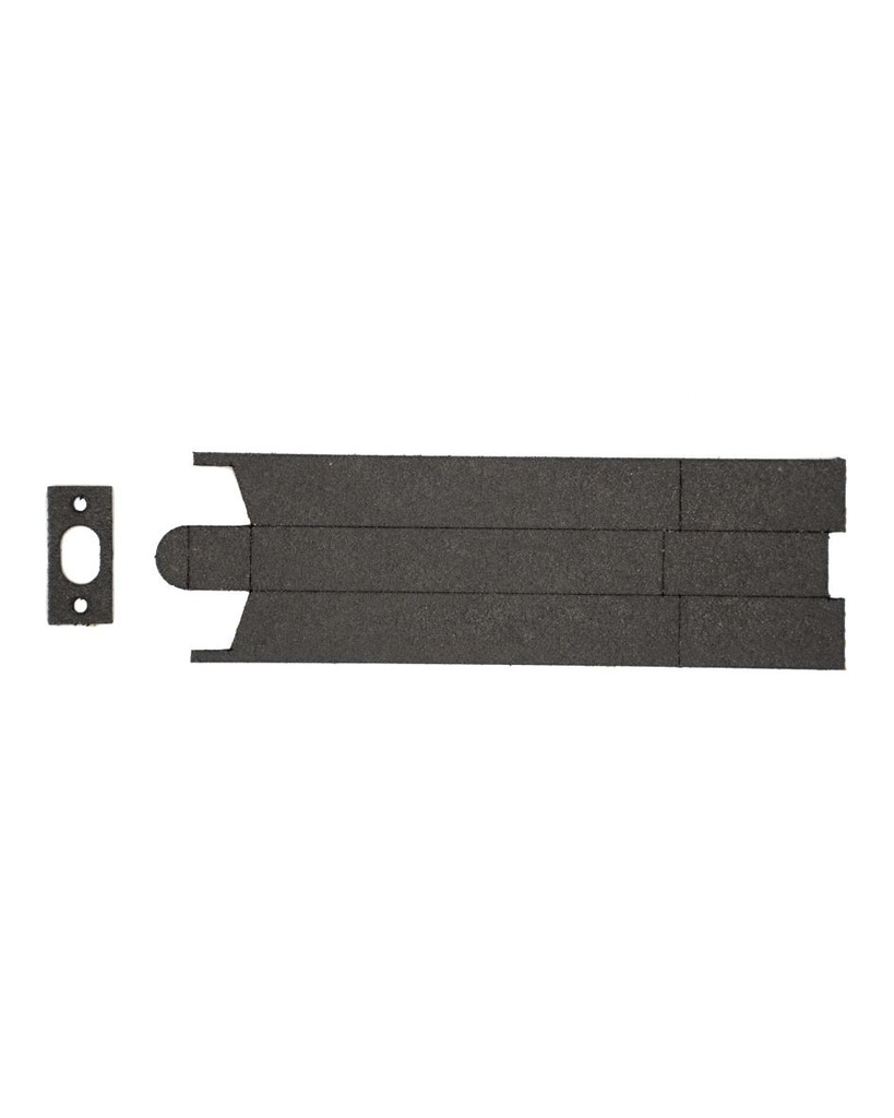 Flush Bolt 2mm Intumescent to suit 150/200mm