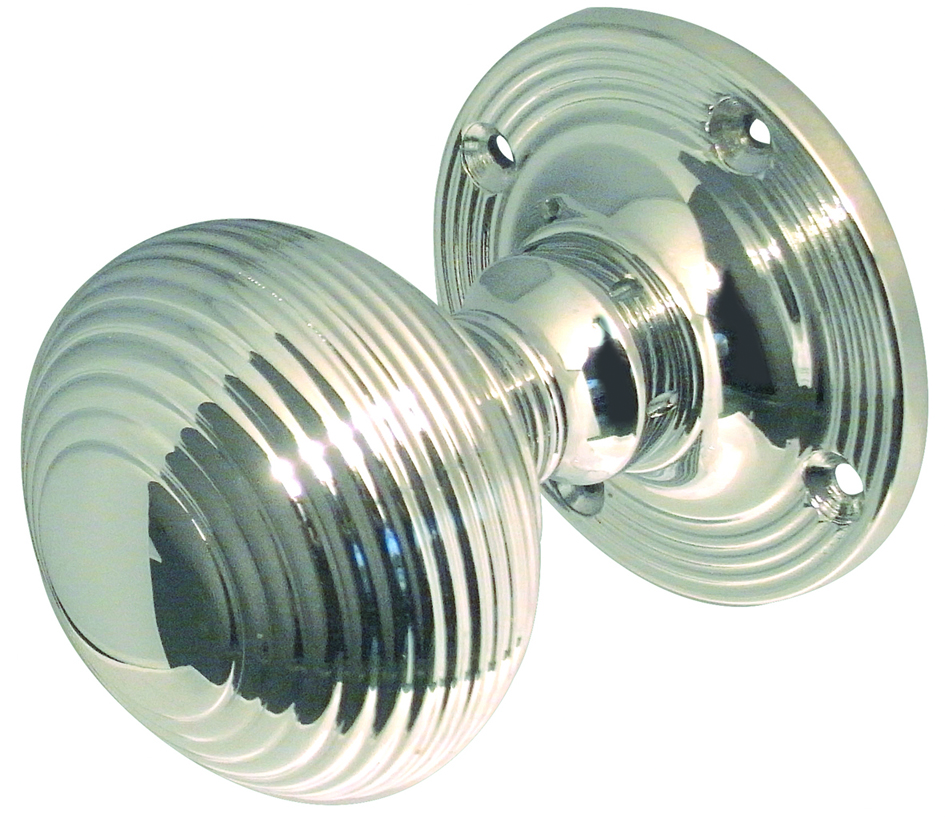 Reeded Mortice Knob 60mm
