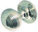 Reeded Mortice Knob 60mm