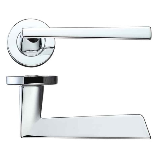 RM Lupus Lever Door Handle on Round Rose HT601