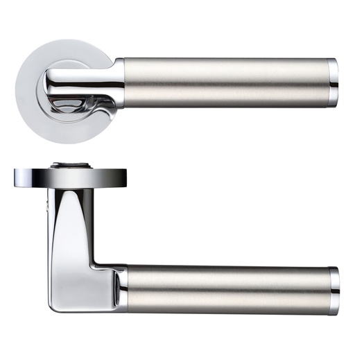 Milan Lever Door Handle - Screw on Rose HT508