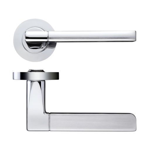 Venice Lever Door Handle - Screw on Rose HT513