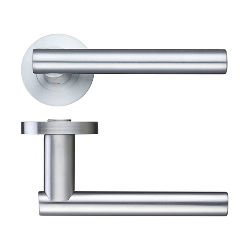 Lucca Lever Door Handle - Srew on Rose HT503