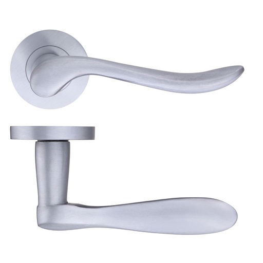 Lincoln Lever Door Handle - Screw on Rose HT519