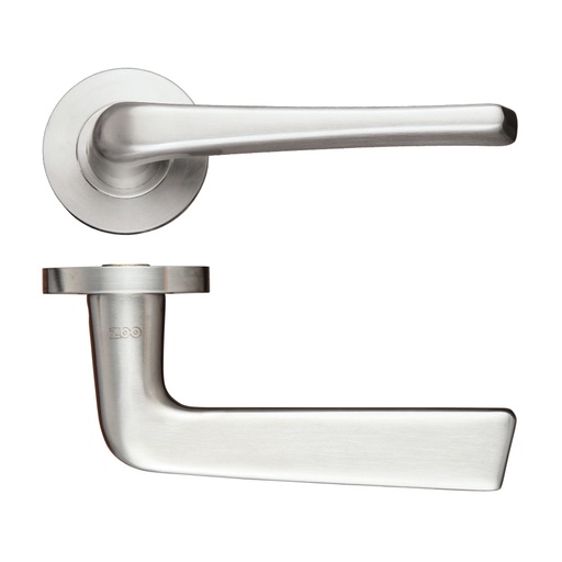 [ZCS160SS] HT160 Stainless Steel Lever Door Handle - Push on Rose 304SS
