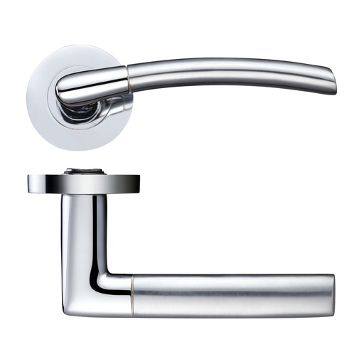 Olympus Lever Door Handle - Screw on Rose HT510