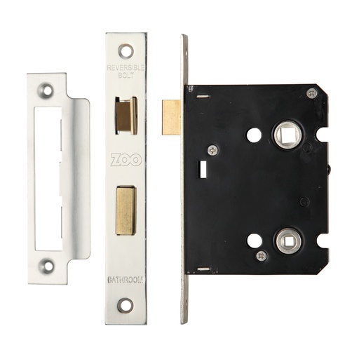 Bathroom Lock - 3" 57mm c/c 57mm Bkst