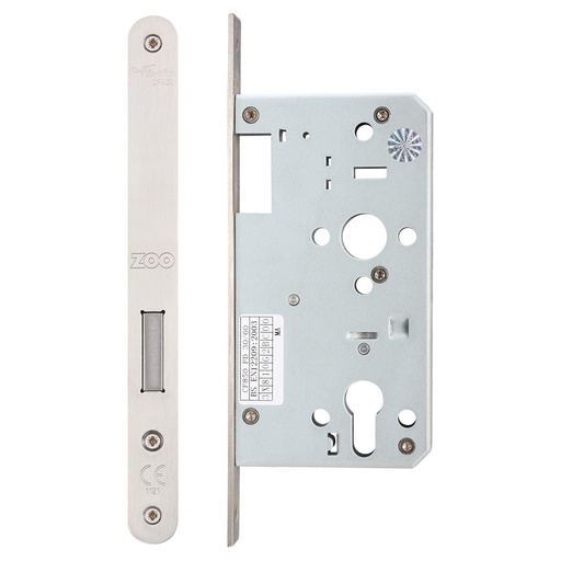 [ZDL0060STRSS] Din - Euro Single Throw Deadlock - Radius 60mm Bkst SS