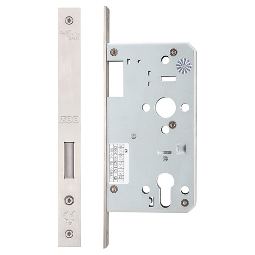 [ZDL0060STSS] Din - Euro Single Throw Deadlock 60mm Bkst SS