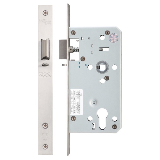 [ZDL7255NLSS] Din - Night Latch - 72mm c/c 55mm Bkst SS