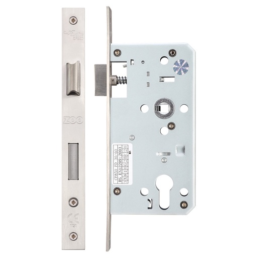 [ZDL7255SS] Din - Sashlock - 72mm c/c 55mm Bkst SS