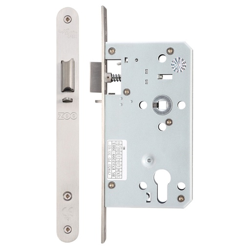 [ZDL7260NLRSS] Din - Night Latch - 72mm c/c - 60mm Bkst Radius SS