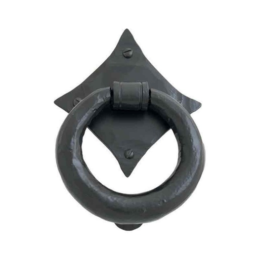 [33245] Door Knocker Ring Finished in Black