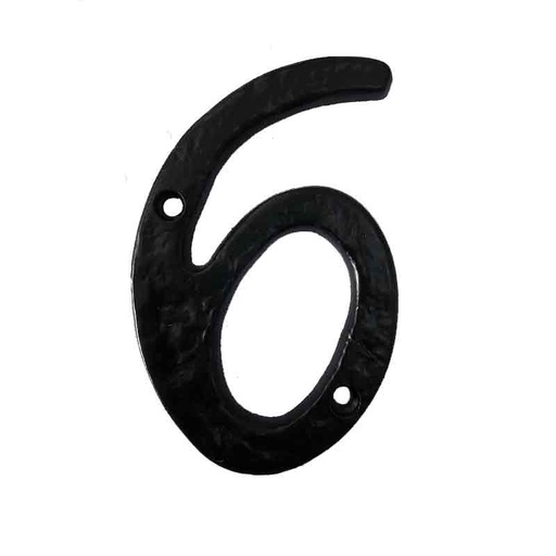 [JAB15-6&9] Numeral 6 or 9 - 100mm Antique Black