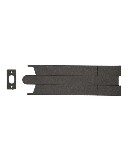[ZIF0160G] Flush Bolt 2mm Intumescent to suit 150/200mm