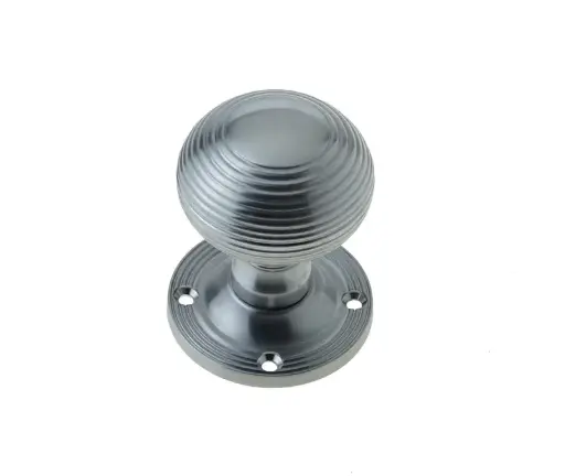 Reeded Mortice Knob 60mm