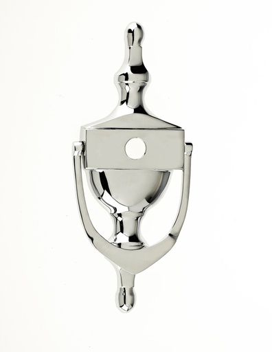 Door Knocker Victorian Urn 8" With Spy Hole