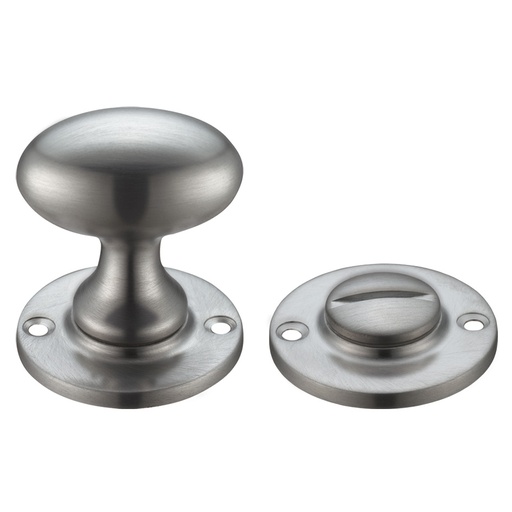 Bathroom Oval Turn & Release 40mm Escutcheon FB