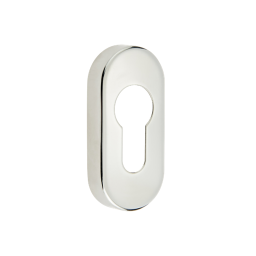 [HTESSOVSS6] Oval Euro Escutcheon 30.5 x 63.5mm 316