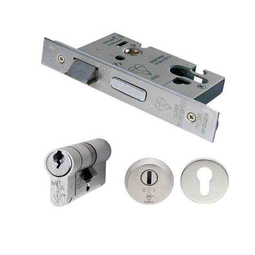 [ESB5030CTSSS] EURO Profile Cylinder Turn Sashlock 78mm SS BS