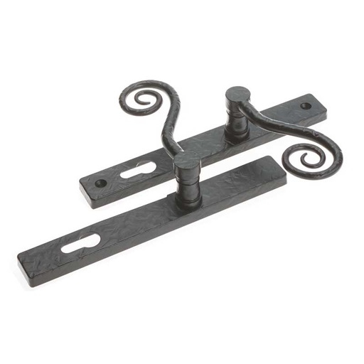 [UPH286] PZ92 Monkey Tail Sprung Lever Door Handle RH 44mm DT